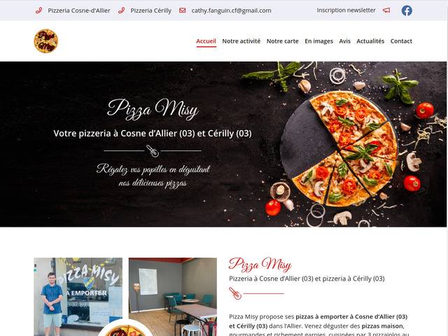 Pizza Misy : pizzeria à Cosne d'Allier (03) et Cérilly (03) dans l'Allier