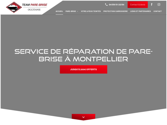 Service de rparation de pare-brise  montpellier