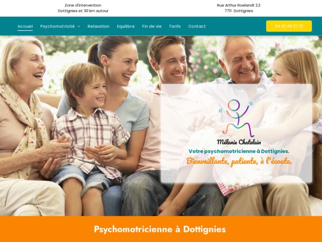Psychomotricienne  domicile, Mlanie Chatelain
