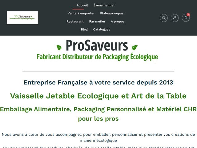 Toute la vaisselle jetable ecologique et l'art de la table