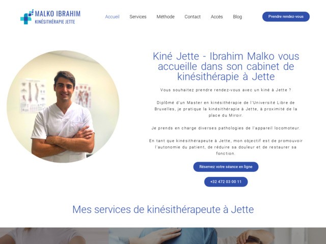 Malko Ibrahim - Votre kiné à Jette pour toute pathologie locomotrice