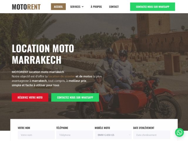 Motorent location moto Marrakech