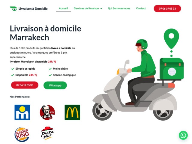 Livreur Marrakech
