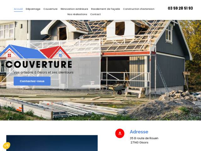 Entreprise de couverture à Beauvais