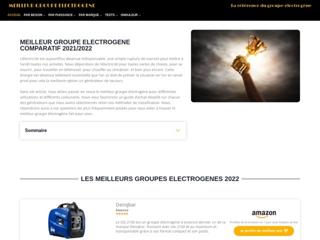 Meilleur groupe electrogene | guide et comparatif