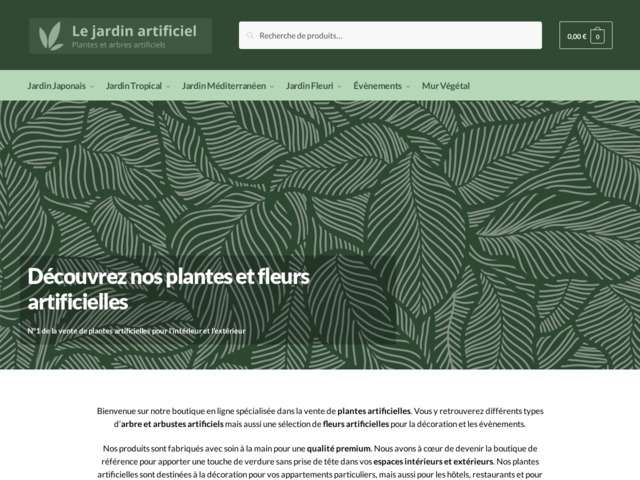 Le jardin artificiel