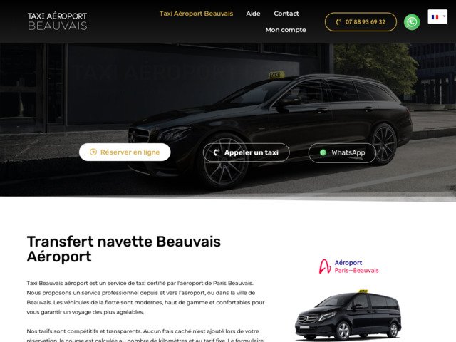 Taxi beauvais aéroport