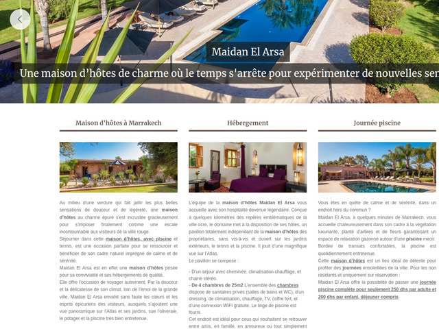 Maison d'hôte marrakech