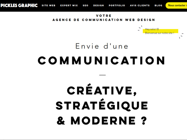 Pickles graphic : agence de cration de site web