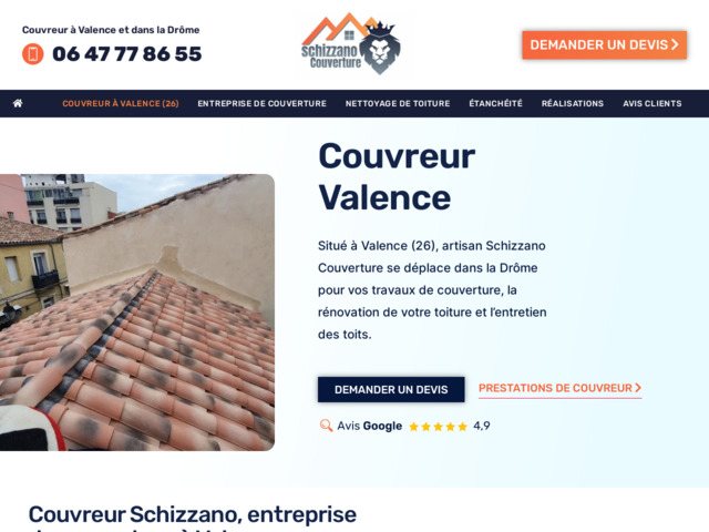 Couvreur Valence Schizzano Couverture