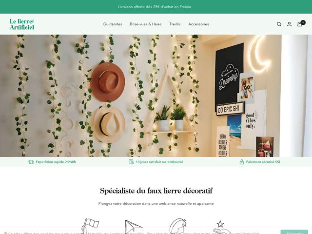 Le lierre artificiel