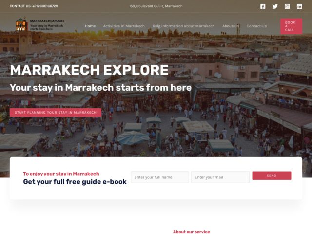 Your stay in Marrakech starts from here