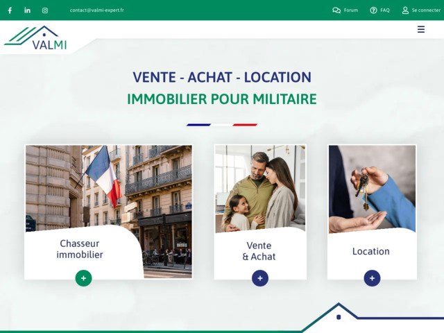 Plateforme d'annonces immobilières : Valmi