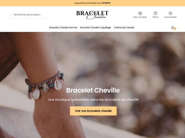 Bracelet cheville