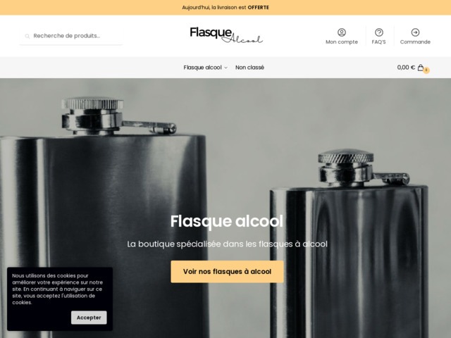 Flasque alcool