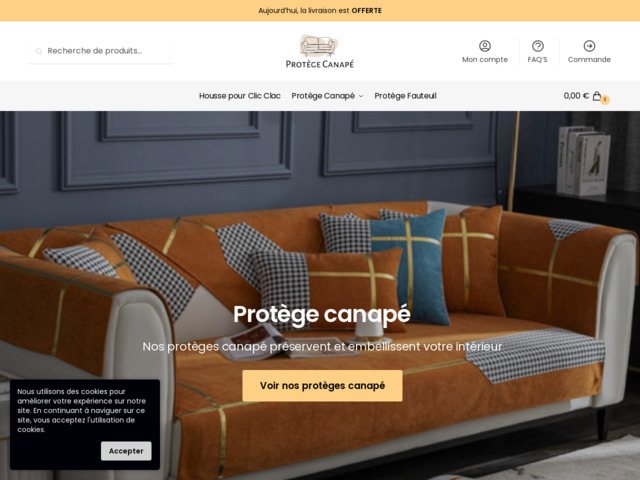 Protège canapé
