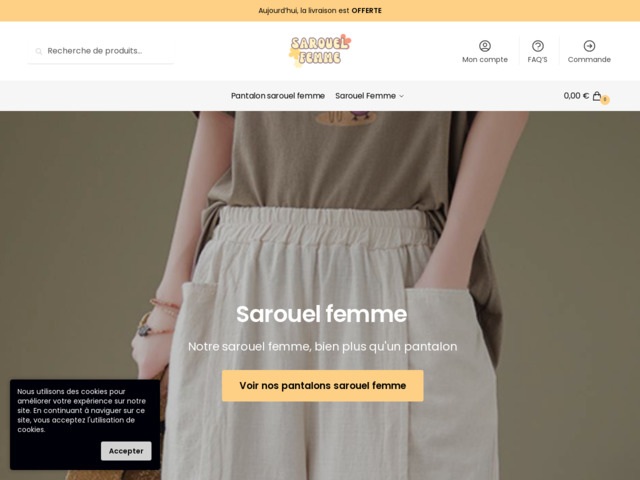 Sarouel femme