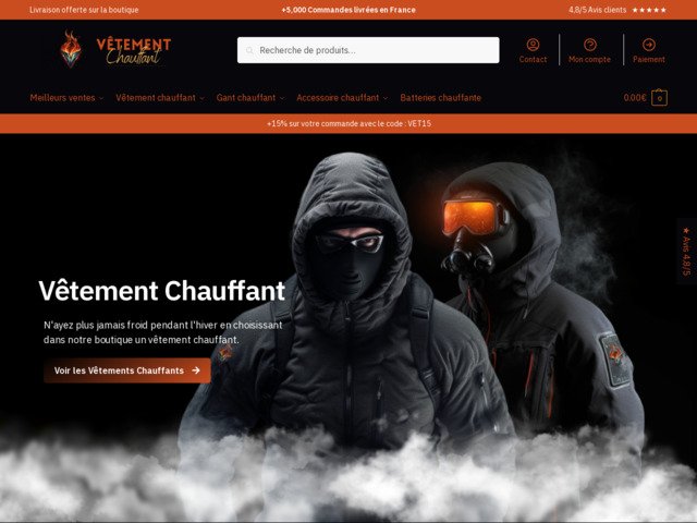 Vêtement chauffant