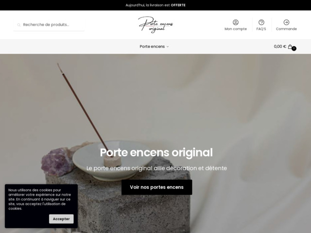 Porte encens original