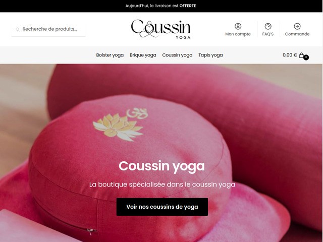 Coussin yoga