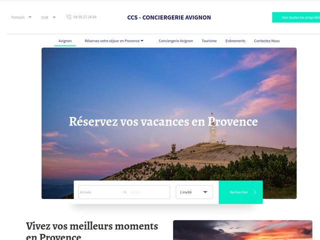 Conciergerie ccs avignon