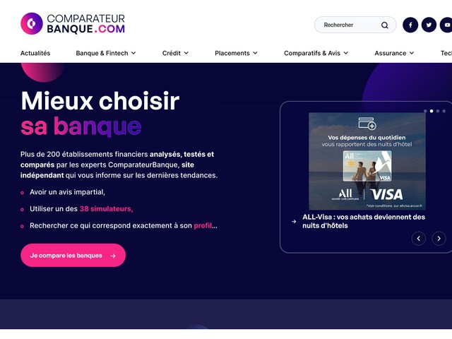 Comparateur de banque