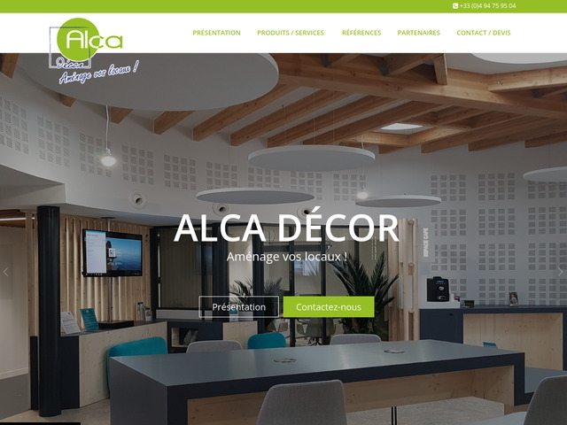 Cloison amovible Toulon - Alca Décor