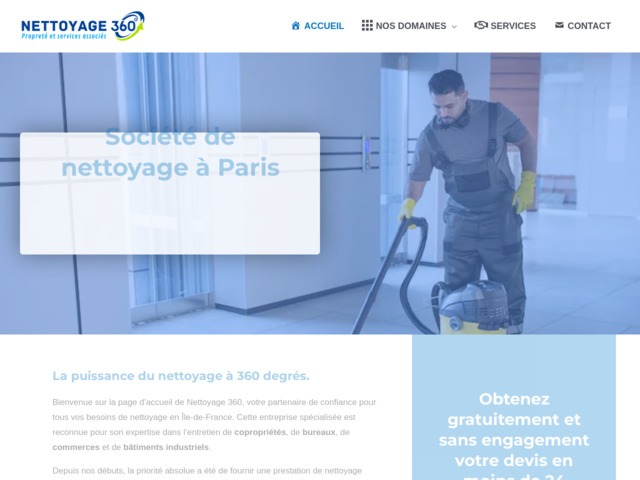 Entreprise de nettoyage de bureaux à paris