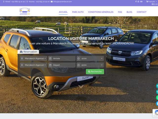 Jacaranda car: your trusted partner for car rental marrakech