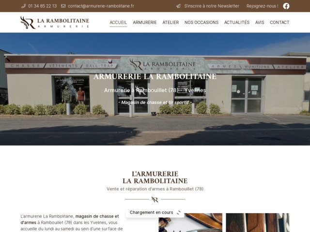 Armurerie La Rambolitaine : chasse, tir sportif, ball-trap à Rambouillet 78