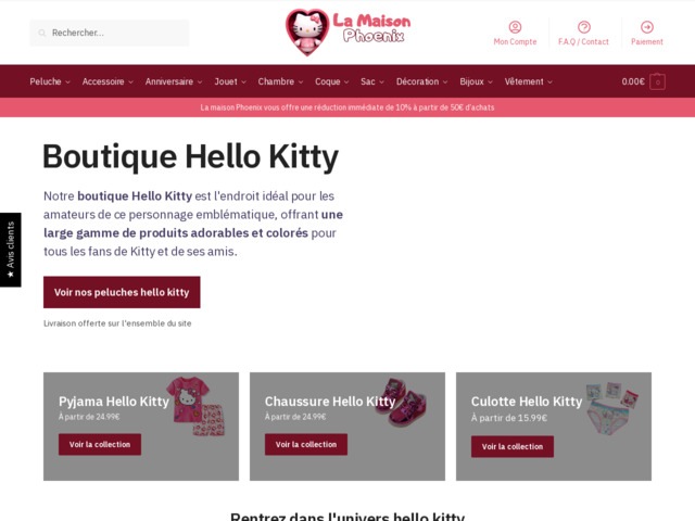 Boutique hello kitty