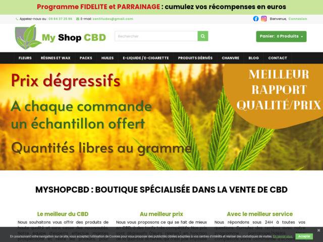 Magasin de CBD
