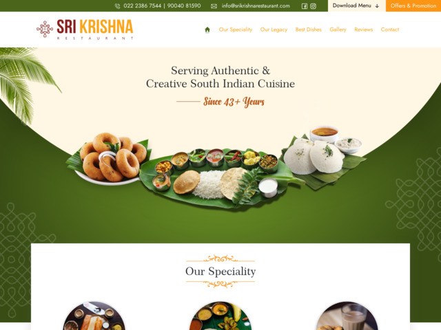 Best South Indian restaurant in Mumbai