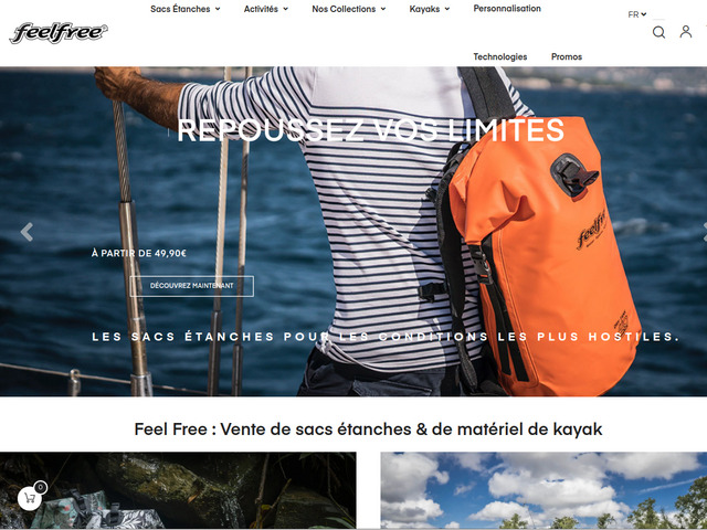 Magasin de sac à dos étanche