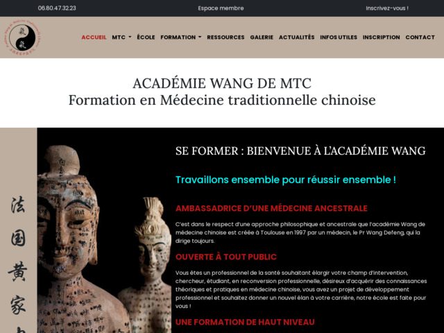 Académie Wang de MTC - Ecole de médecine traditionnelle chinoise