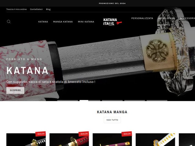 Katana forgiata a mano | Sciabola e katana manga - N1 in Europa