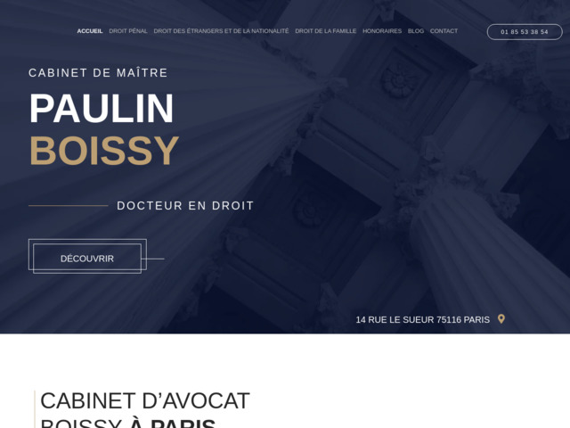 Cabinet d'avocat à Paris 16