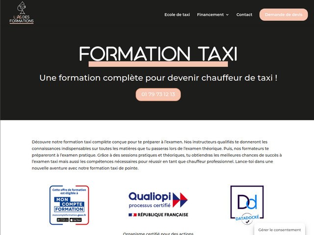Centre de formation taxi en Ile-de-France : l'as des formations