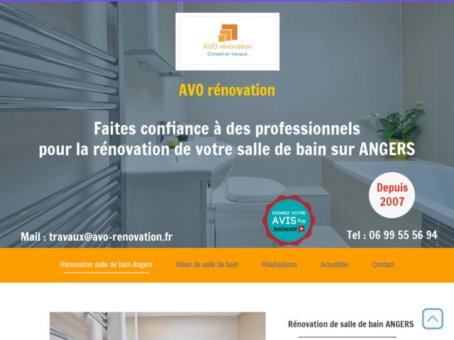Rénovation de salle bain Angers - Avo rénovation