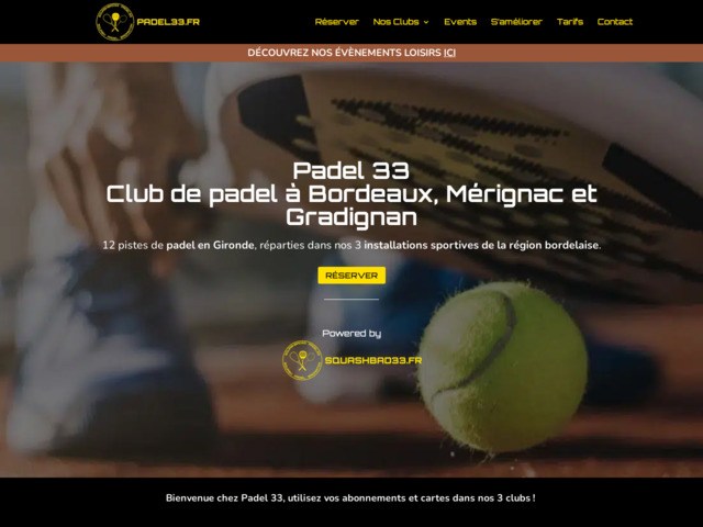 Padel 33 | padel dans la région bordelaise