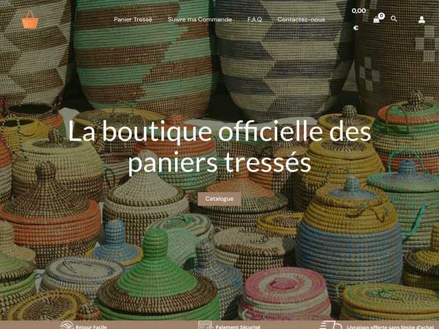 Panier tressé