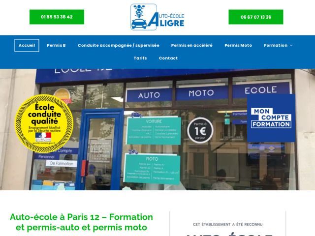 Auto-école aligre paris