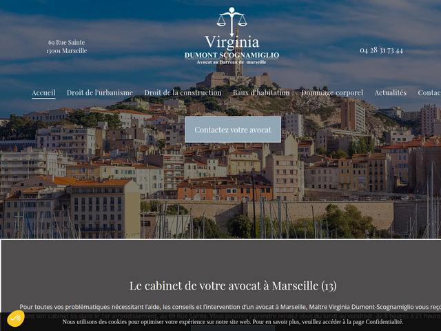 Maître Virgina Dumont - avocat droit de la construction à Marseille