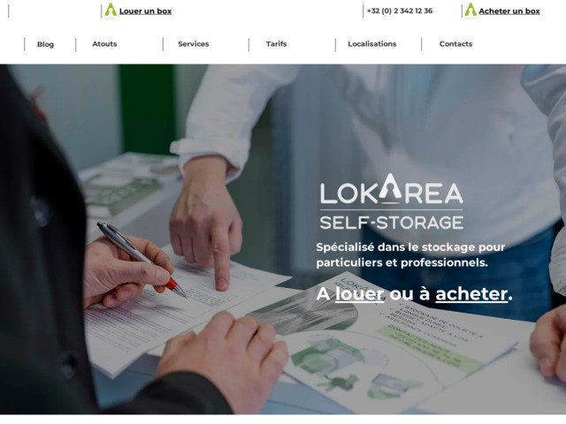 Lokarea : location de box de stockage pour particuliers et professionnels