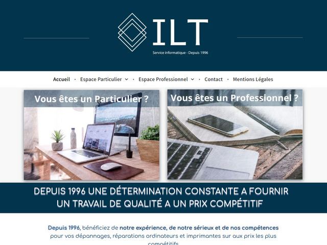 Ilt informatique propose des services informatiques à paris depuis 1996