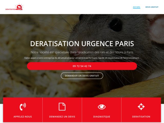Dratisation urgence Paris - 1er dratiseur  Paris