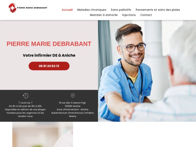 Service infirmier de traitement des plaies à domicile