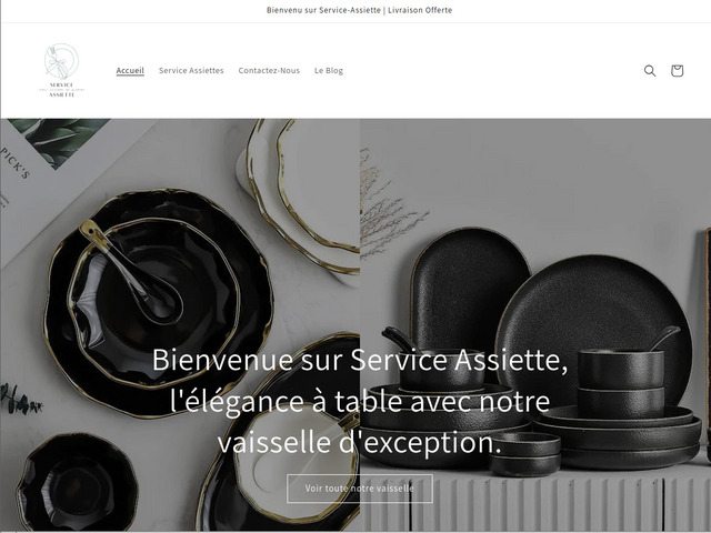 Service assiette