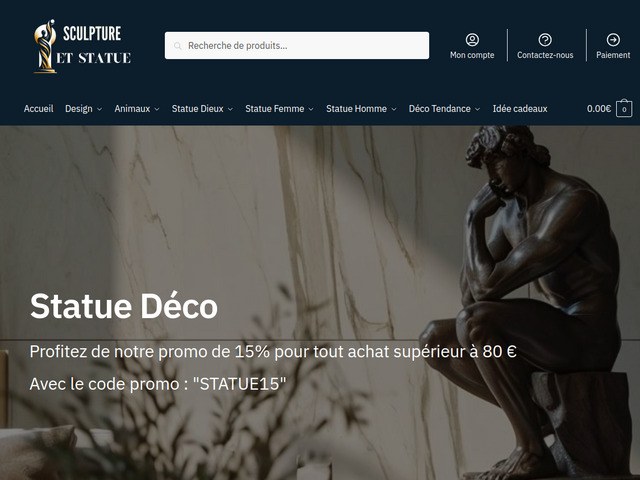 Statue déco