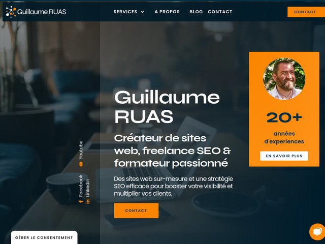 Guillaume Ruas, cration de sites internet et rfrencement naturel